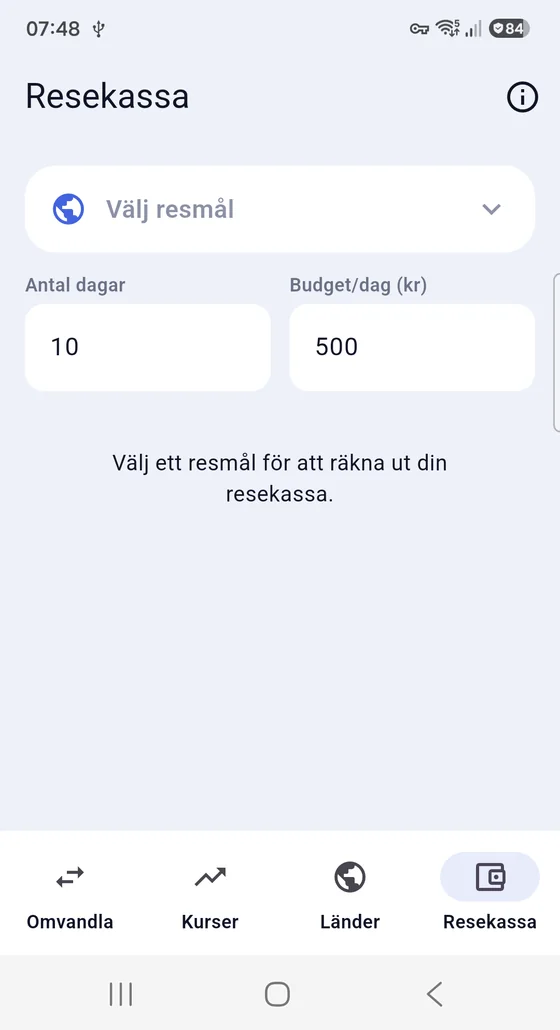 Hitta valuta-appen — omvandlaren